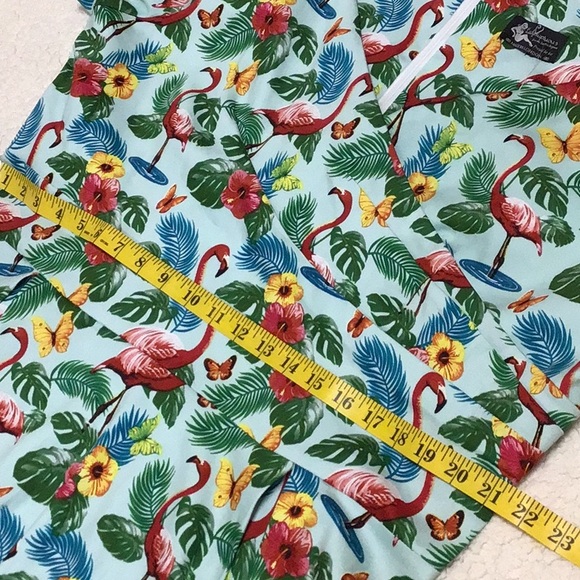 FLAMBOYANT FLAMINGO SWING DRESS 22/24 - Picture 11 of 12